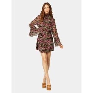 Misa Los Angeles | Saint Dress Floral Fuschia Small